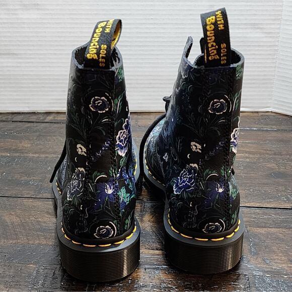 Dr Martens 1460 Pascal Mystic Floral Lace Up Leather Boots Women Size 6 NEW - Picture 6 of 6